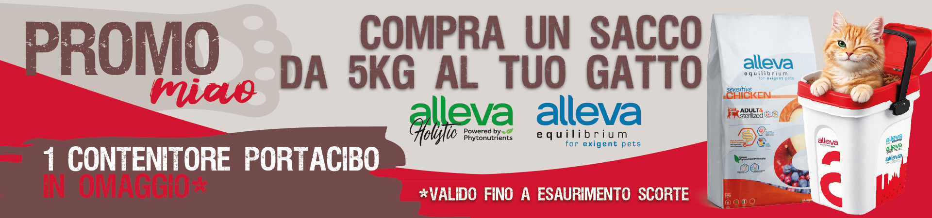 Alleva Holistic / Equilibrium Cat 5kg bag + 1 cat food bin free