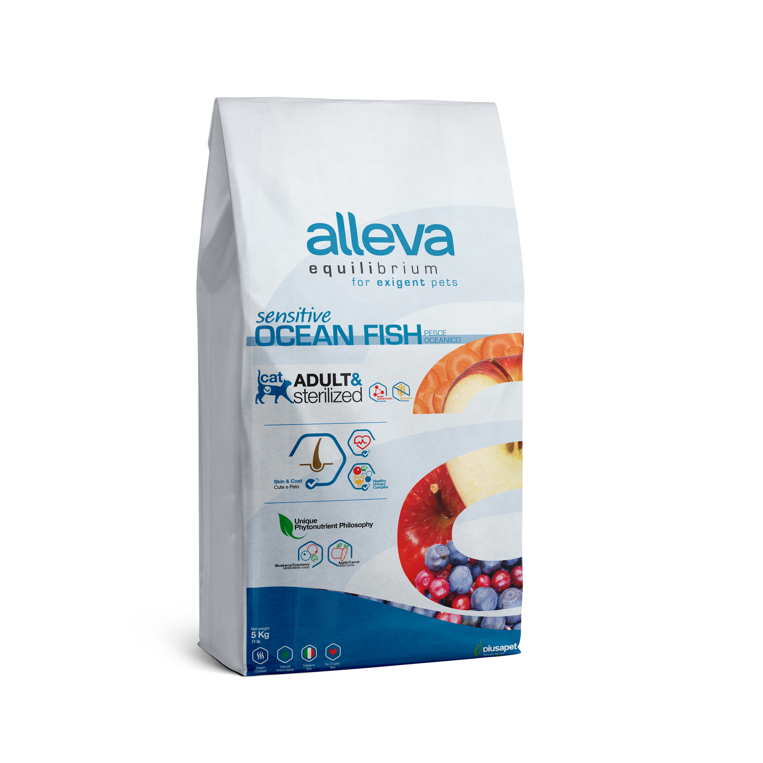 Croquettes pour Chats Equilibrium Sensitive - Adulte & Stérilisé (Poisson)