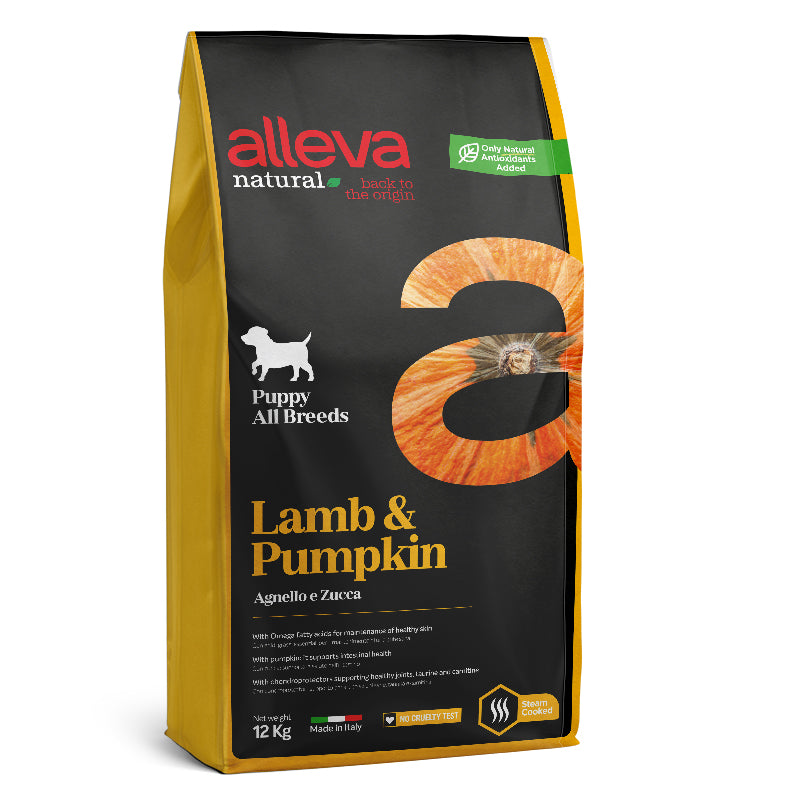 Croquettes pour Chiens Naturel - Chiot (Agneau & Citrouille)