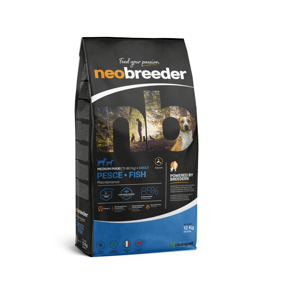 P10246 NEOBREEDER DOG ADULT FISH MEDIUM MAXI 12 KG