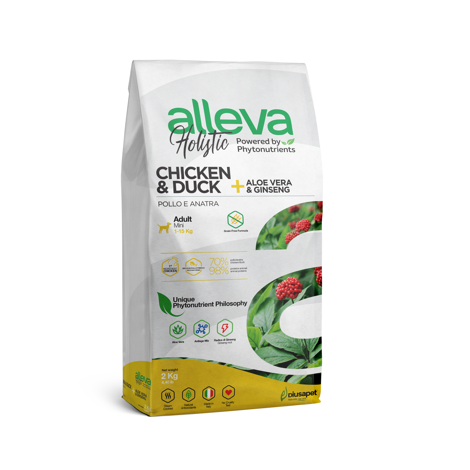 Crocchette per Cani Holistic - Adulte Mini (Pollo & Anatra)