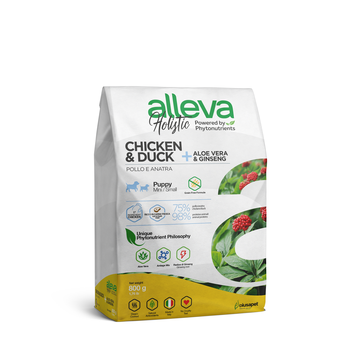 Crocchette pour Cani Holistic – Puppy Mini (Pollo & Anatra)