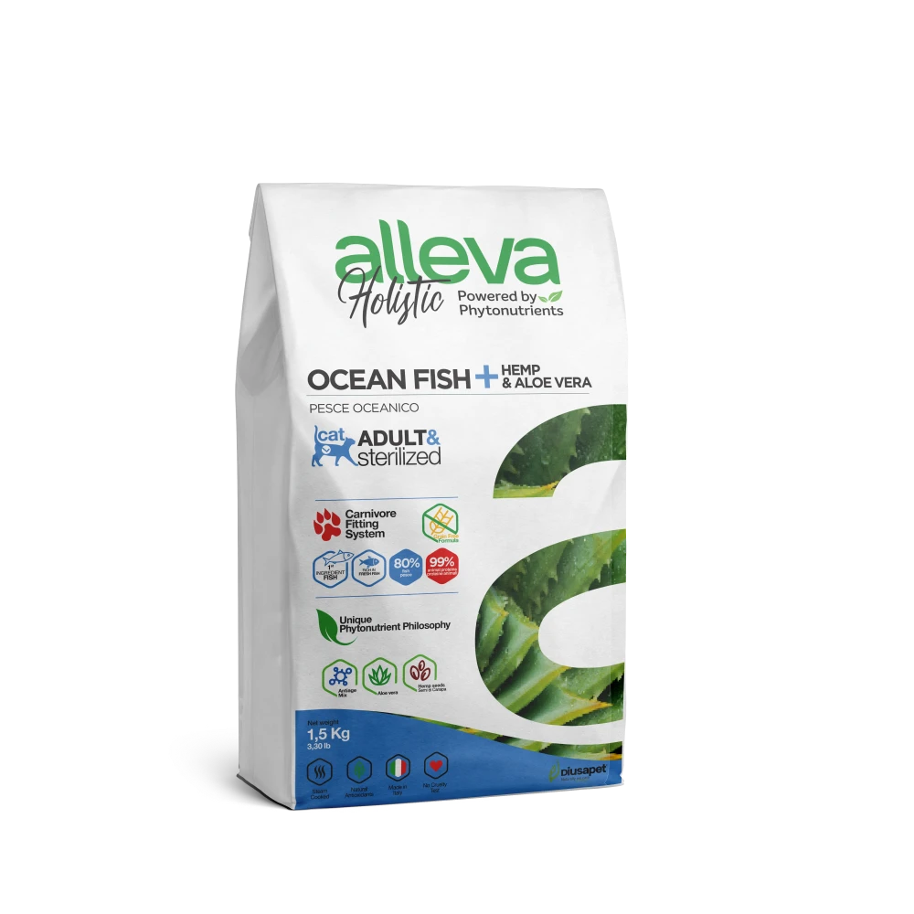 Crocchette per Gatti Holistic – Adult (Pesce) 1.5 KG