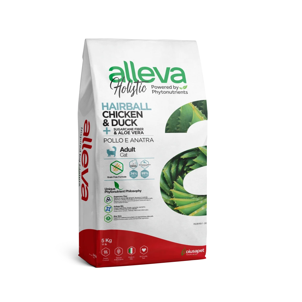 Crocchette Gatti (Pollo&Anatra + Canna zucchero&Ginseng) 5 KG